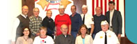 Group photo taken after peer leader training session; Peer leaders work with veterans organizations to increase hypertension self management skills.  Picture courtesy of the Medical College of Wisconsin.
